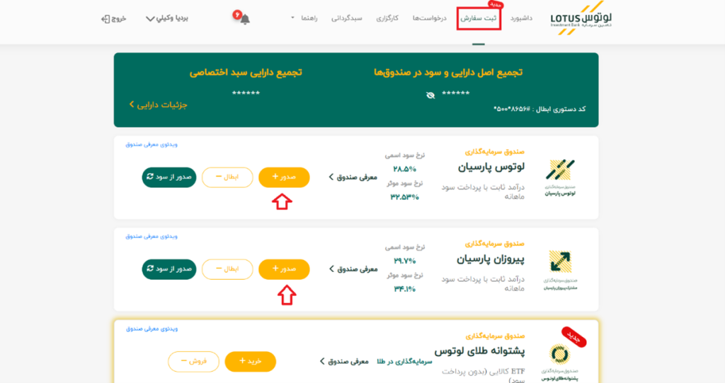 صفحه پرتال