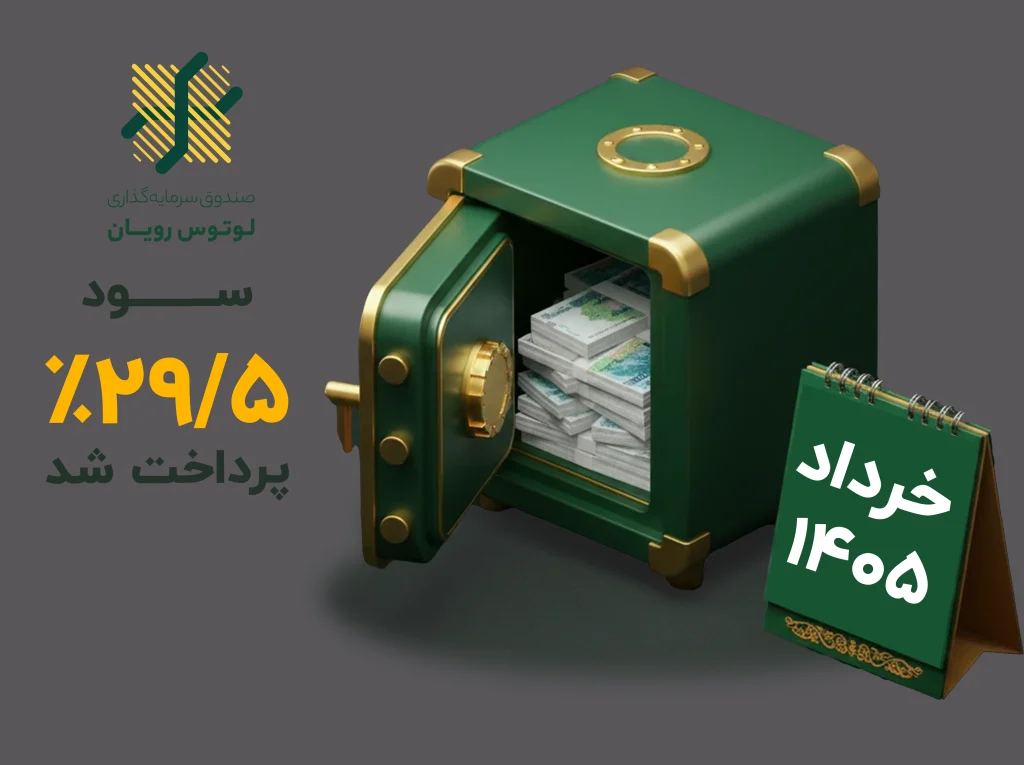 سود صندوق سرمایه‌گذاری لوتوس رویان پرداخت شد
