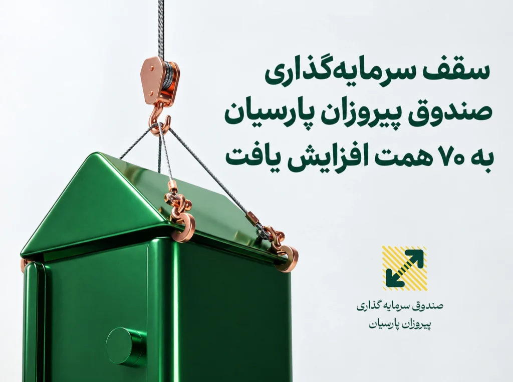 سقف سرمایه‌گذاری صندوق پیروزان پارسیان به ۷۰ همت افزایش یافت
